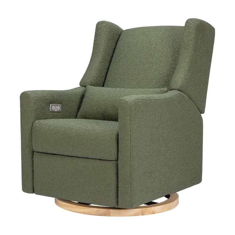 Babyletto Kiwi Electronic Recliner and Swivel Glider in Boucle with USB port