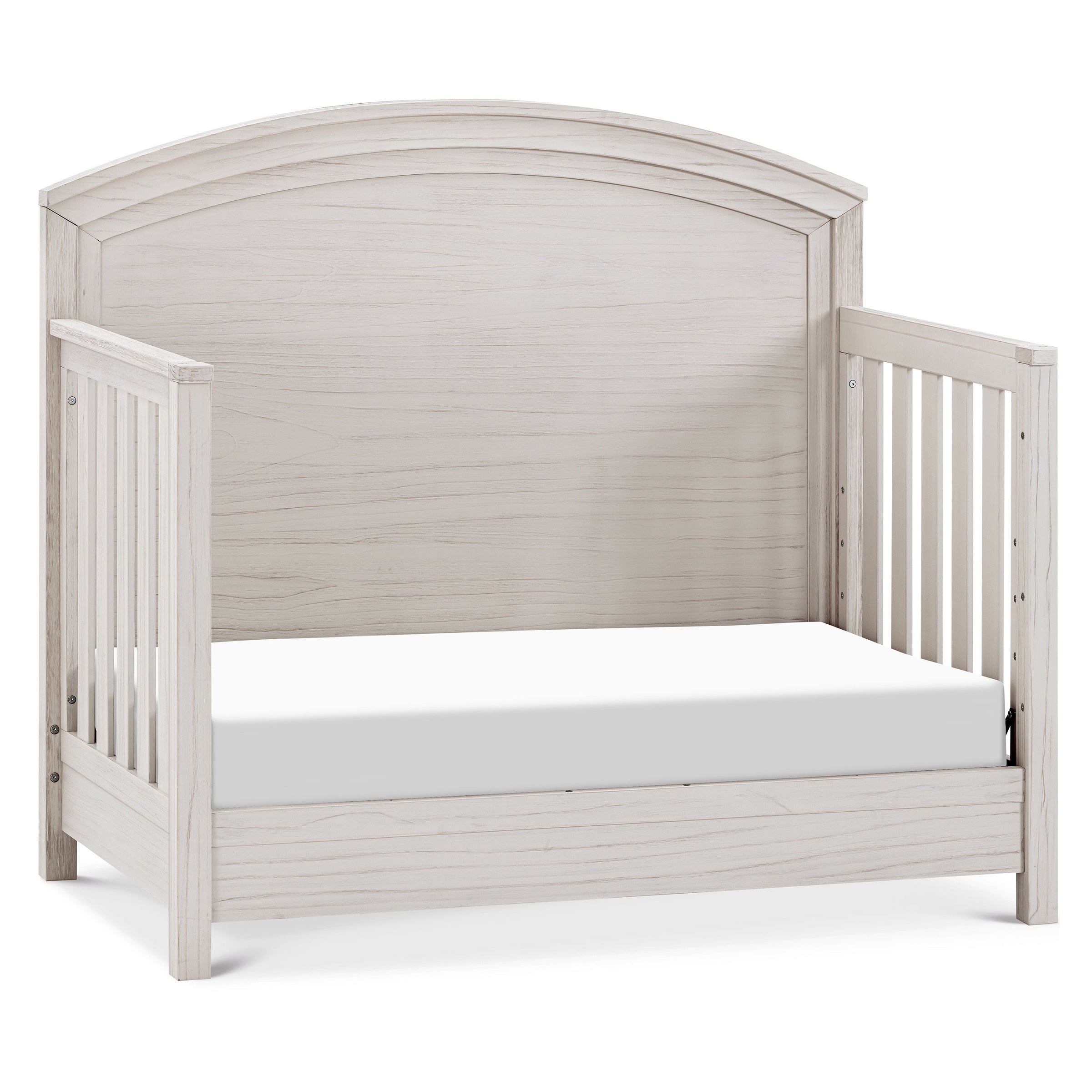 B26401WDF,Hemsted 4-in-1 Convertible Crib in White Driftwood