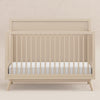 M15901TPE,Palma Mid-Century 4-in-1 Convertible Crib w/Toddler Bed Conversion in Taupe