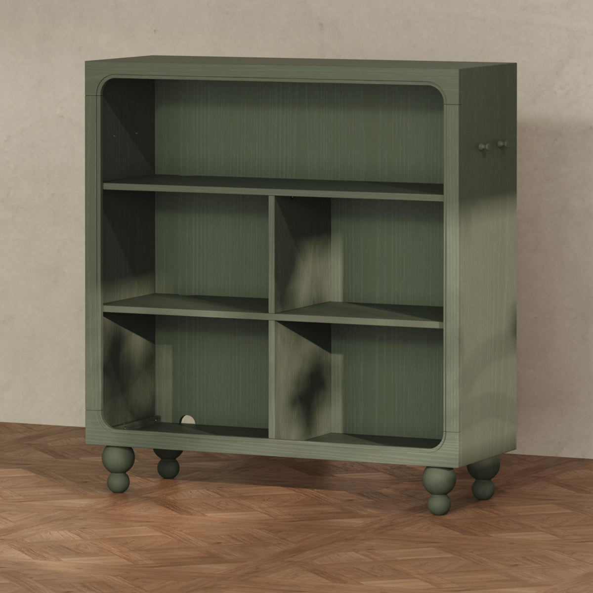M33314AE,Nate Berkus x Babyletto Astre Assembled Bookcase in Archival Elm