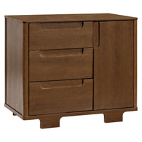 M23423NL,Yuzu 3-Drawer Changer Dresser in Natural Walnut