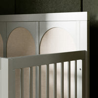 M24801FSPSEW,Eloise 4-in-1 Convertible Crib in French Sage and Performance Sand Eco-Weave