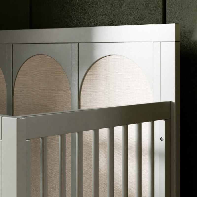 M24801FSPSEW,Eloise 4-in-1 Convertible Crib in French Sage and Performance Sand Eco-Weave
