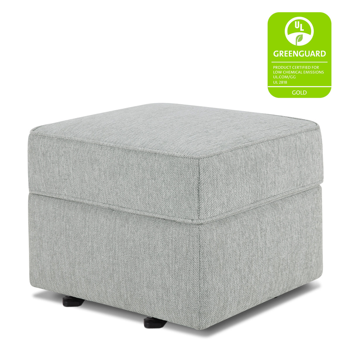 M17285FWLG,Namesake,Willa/Alden Gliding Ottoman in Feathered Grey Weave