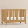 M6601HY,Maki Full-Size Folding Crib w/ Toddler Bed Conversion Kit in Honey