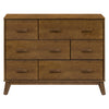 M5826NL,Scoot 6-Drawer Dresser in Natural Walnut