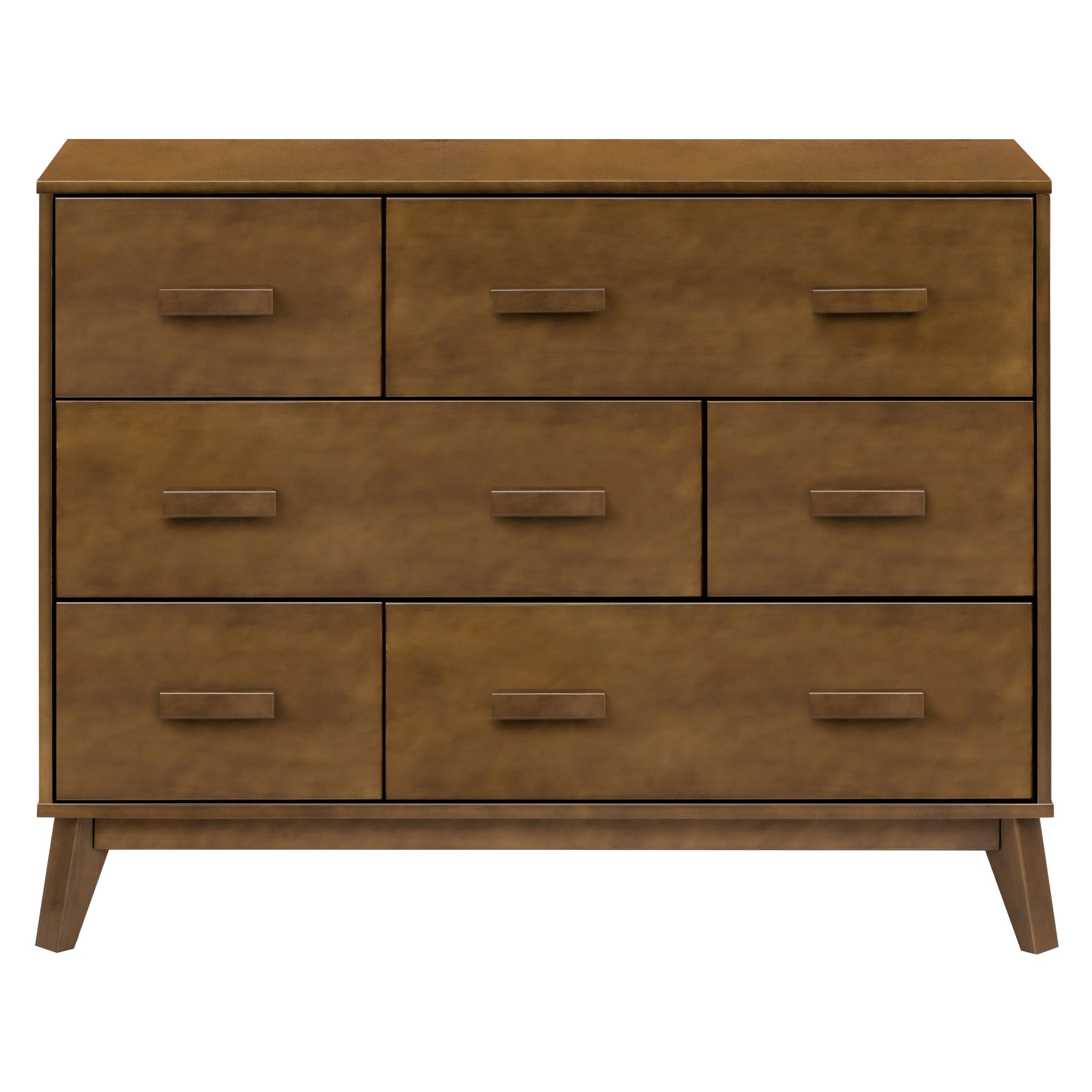 M5826NL,Scoot 6-Drawer Dresser in Natural Walnut