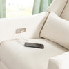 M11288PCMEW,Kiwi Glider Recliner w/ Electronic Control and USB in Performance Cream Eco-Weave