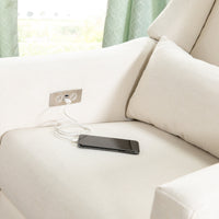 M11288PCMEW,Kiwi Glider Recliner w/ Electronic Control and USB in Performance Cream Eco-Weave