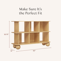 M31811HY,Crosby Open Bookcase in Honey