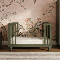 M33380AE,Nate Berkus x Babyletto Astre All-Stages Crib w/Bassinet & Toddler Bed Kits in Archival Elm