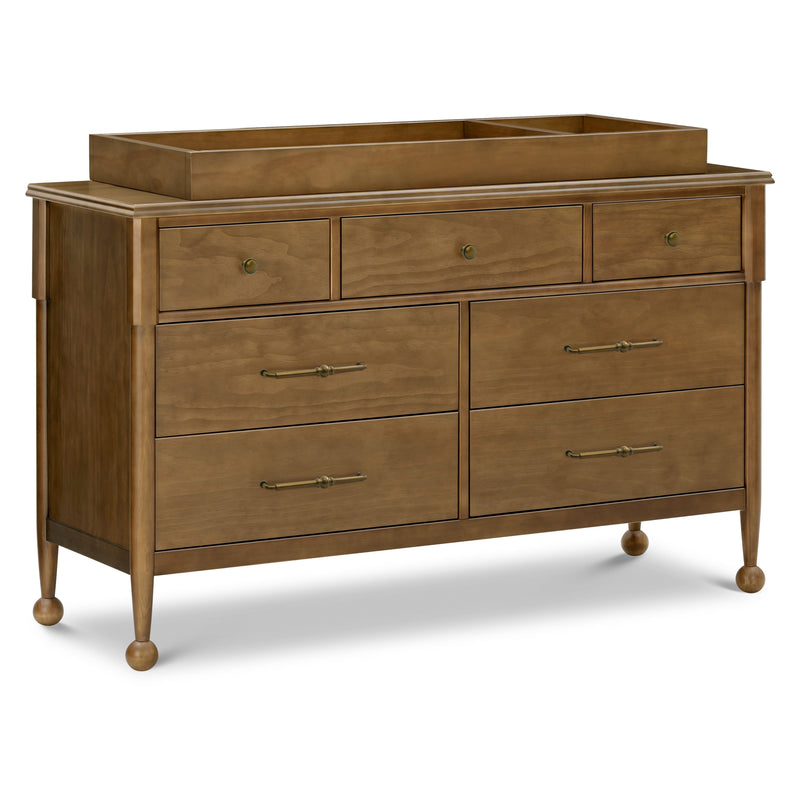 M31416NL,Alouette 7-Drawer Assembled Dresser in Natural Walnut