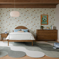 M25996NL,Bondi Full Bed in Natural Walnut