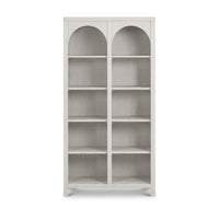 M24814WDF,Eloise Bookcase  Assembled in White Driftwood