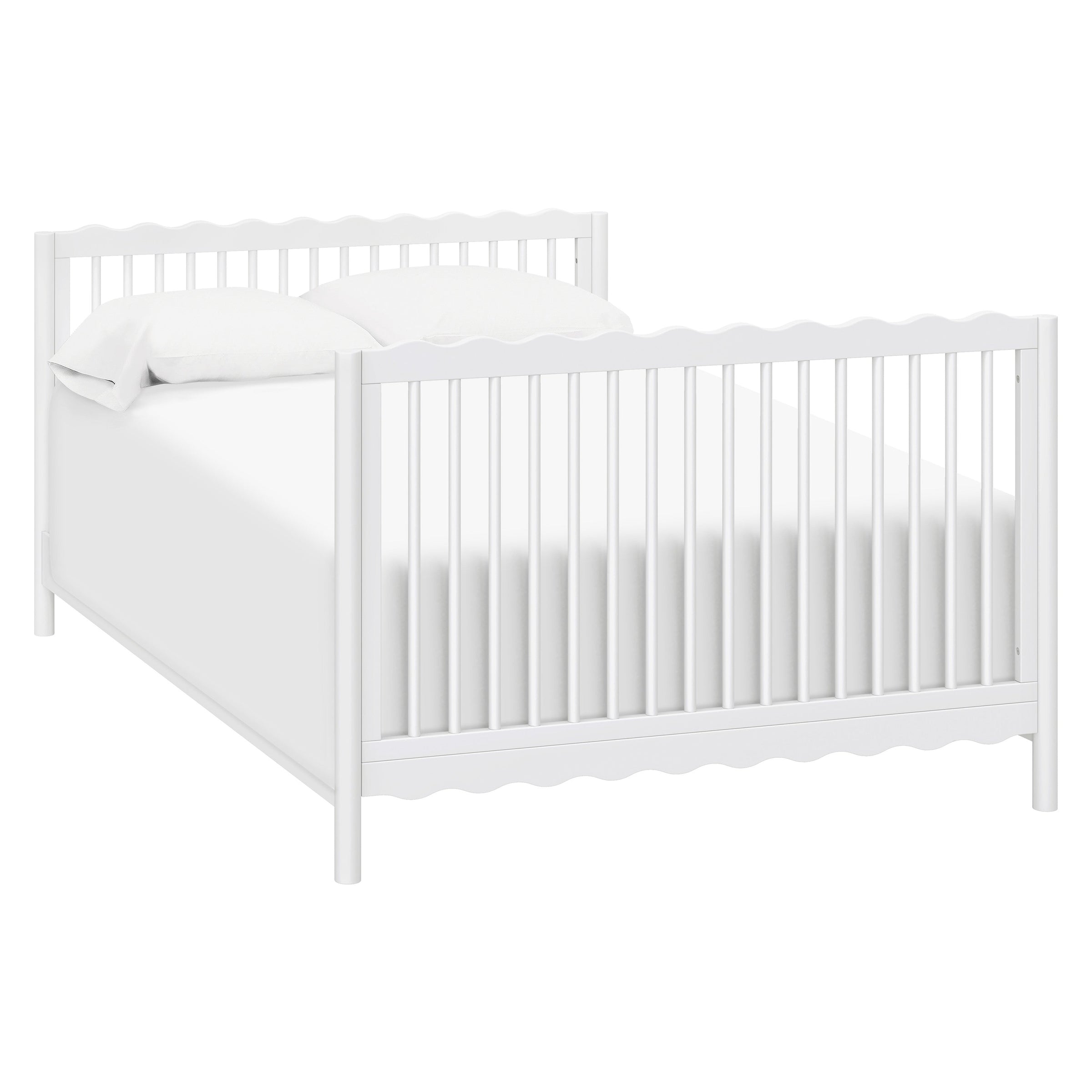 M27901W,Swell 4-in-1 Convertible Crib w/Toddler Conversion Kit in White