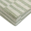 T30537,Moss Stripe Quilted Muslin Changing Pad Cover in GOTS Certified Organic Cotton