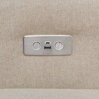 M11288PBEW,Kiwi Glider Recliner w/ Electronic Control and USB in Performance Beach Eco-Weave