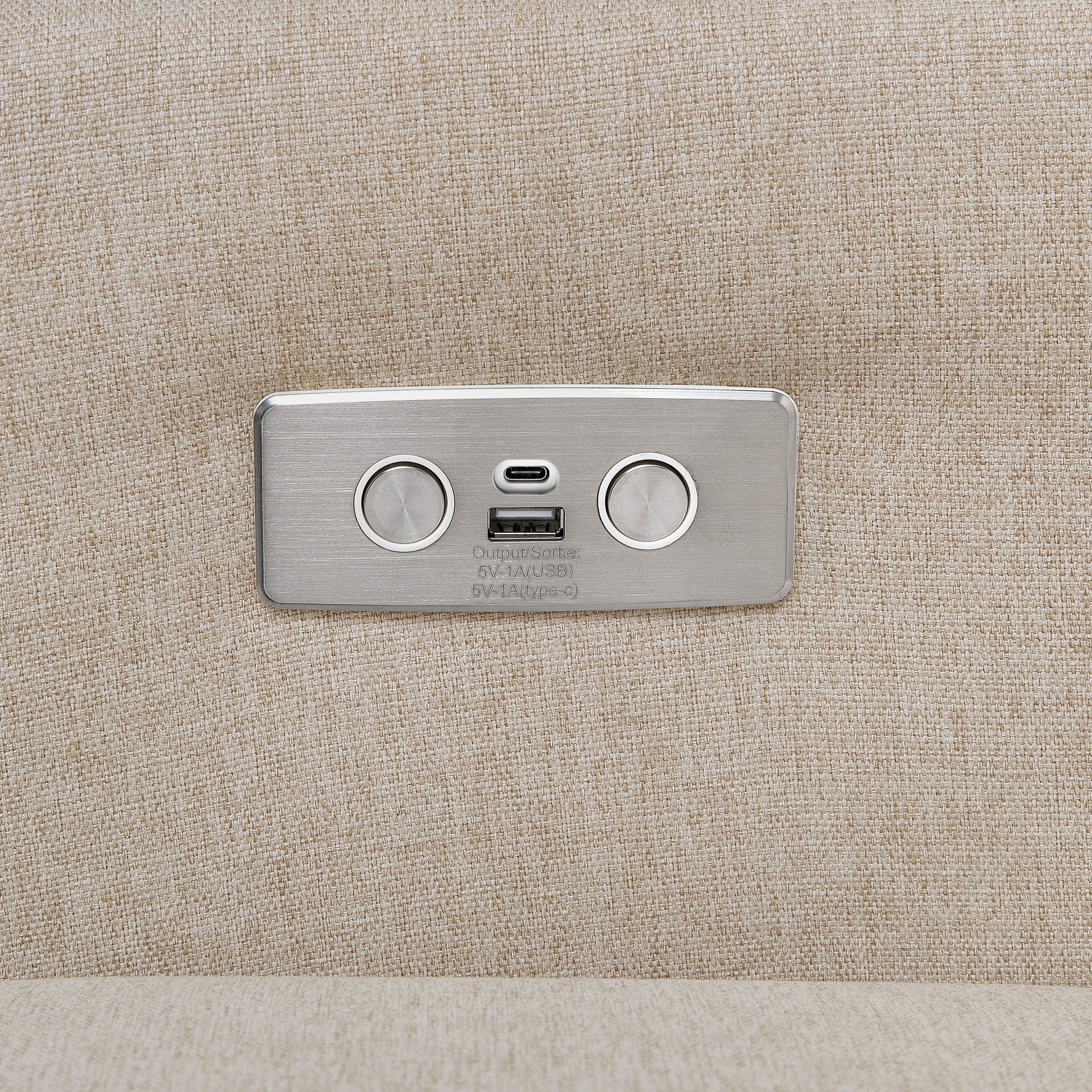 M11288PBEW,Kiwi Glider Recliner w/ Electronic Control and USB in Performance Beach Eco-Weave