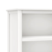 M7114RW,Liberty Assembled Bookcase in Warm White