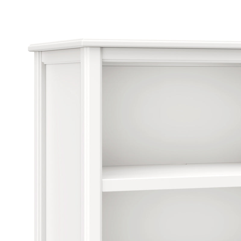 M7114RW,Liberty Assembled Bookcase in Warm White