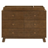 M32526NL,Hudson Modern 6-Drawer Assembled Double Dresser in Natural Walnut