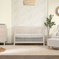 M12901NXW,Gelato 4-in-1 Convertible Crib w/Toddler Conversion Kit in Washed Natural  W Feet