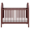 M25601CRNC,Bondi Cane 3-in-1 Convertible Crib w/ Toddler Bed Kit in Crimson with Natural Cane