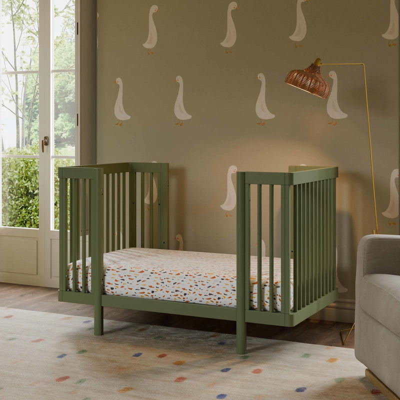 M29880OL,Pogo 8-in-1 Convertible Crib w/All-Stages Conversion Kits in Olive