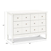 M7116RW,Liberty 6-Drawer Assembled Dresser in Warm White