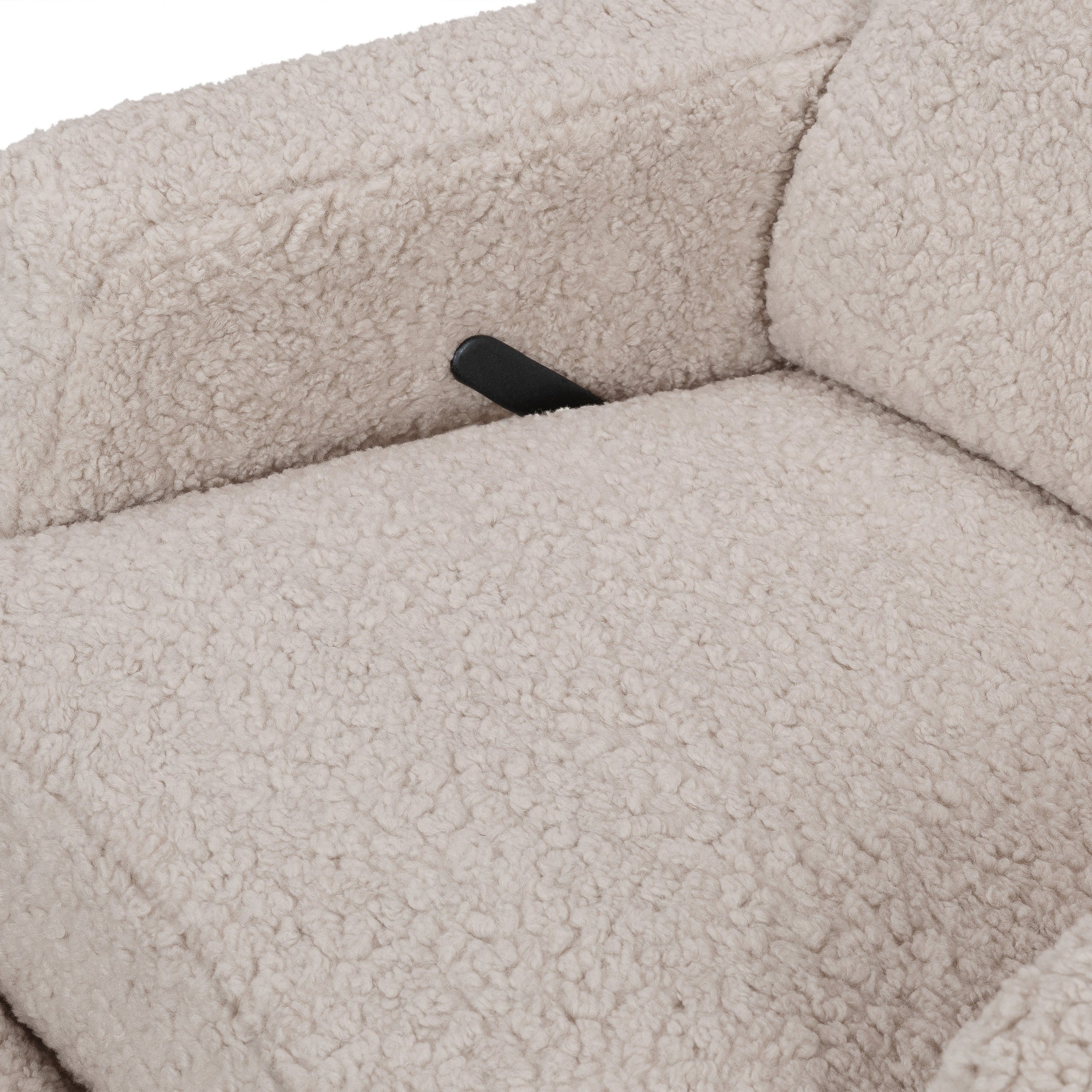 M22287EGS,Crewe Recliner and Swivel Glider in Earl Grey Shearling