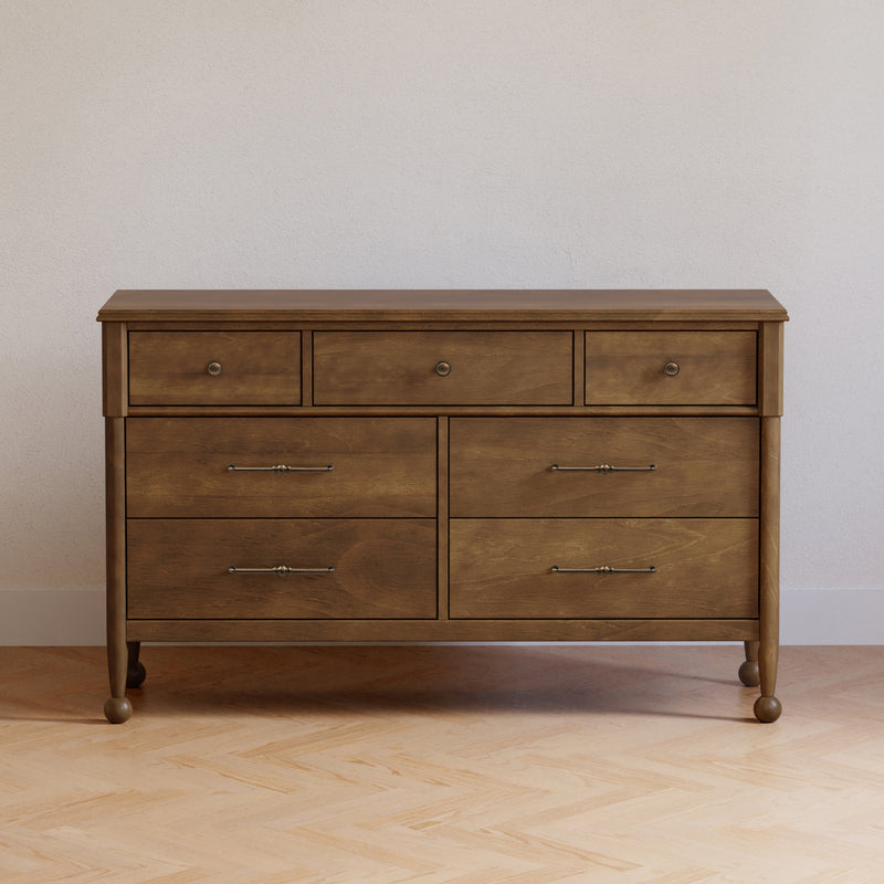 M31416NL,Alouette 7-Drawer Assembled Dresser in Natural Walnut