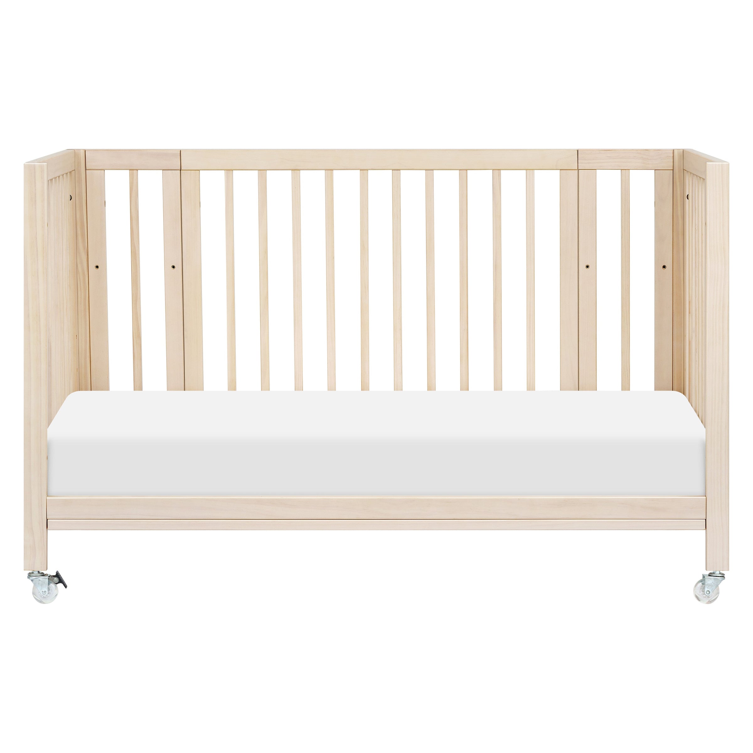M30880NX,Rolli 9-in-1 Convertible All-Stages?? Crib w/ Bassinet & Toddler Bed Kits in Washed Natural
