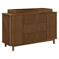 M29816NL,Pogo Tambour Assembled Dresser in Natural Walnut