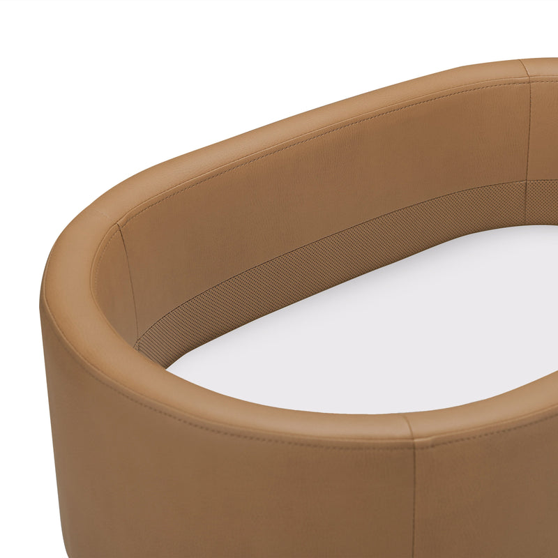 M26834GCLB,babyletto x GATHRE Capsule Bassinet in Camel