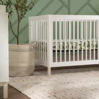 M12901WNX,Gelato 4-in-1 Convertible Crib w/Toddler Conversion Kit in White  NX Feet