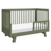 M4201OL,Hudson 3-in-1 Convertible Crib w/Toddler Bed Conversion Kit in Olive
