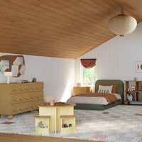 M31720PYHY,Nessa Nesting Play Table in Pale Yellow and Honey