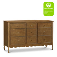 M32328NL,Ambrosia 9-Drawer Assembled Dresser in Natural Walnut