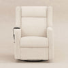M11283AT,Kiwi Deluxe Power Glider Recliner w/Heat&Massage in Almond Teddy Loop