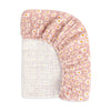 T28035,Daisy Muslin Crib Sheet in GOTS Certified Organic Cotton