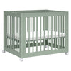 M23401LS,Yuzu 8-in-1 Convertible Crib w/All-Stages Conversion Kits in Light Sage