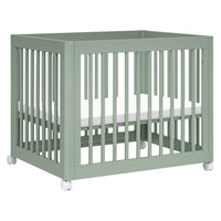 M23401LS,Yuzu 8-in-1 Convertible Crib w/All-Stages Conversion Kits in Light Sage