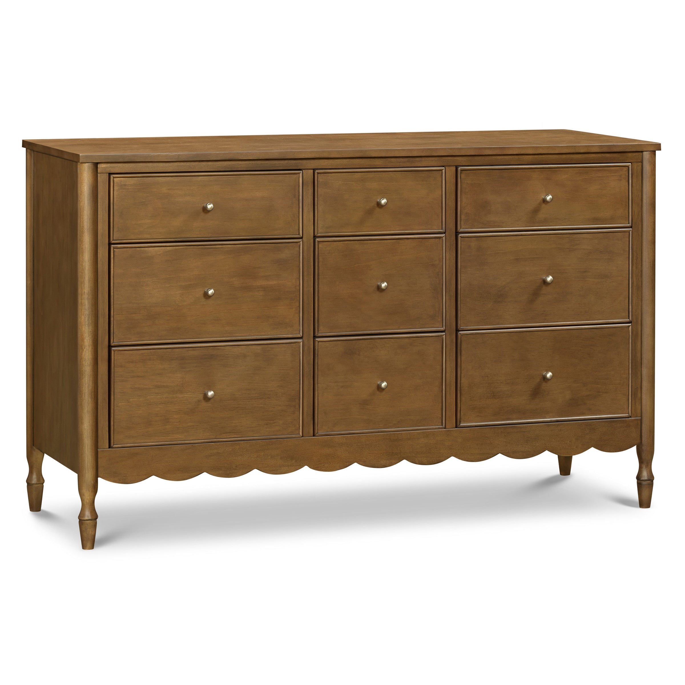 M32328NL,Ambrosia 9-Drawer Assembled Dresser in Natural Walnut