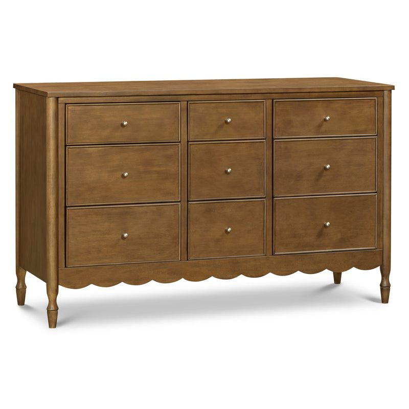 M32328NL,Ambrosia 9-Drawer Assembled Dresser in Natural Walnut