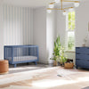 M4201CVB,Hudson 3-in-1 Convertible Crib w/Toddler Bed Conversion Kit in Cove Blue