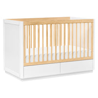 Bento 3-in-1 Storage Crib w/ Toddler Rail