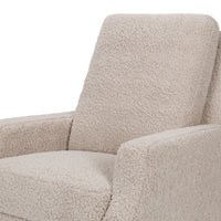 M22287EGS,Crewe Recliner and Swivel Glider in Earl Grey Shearling