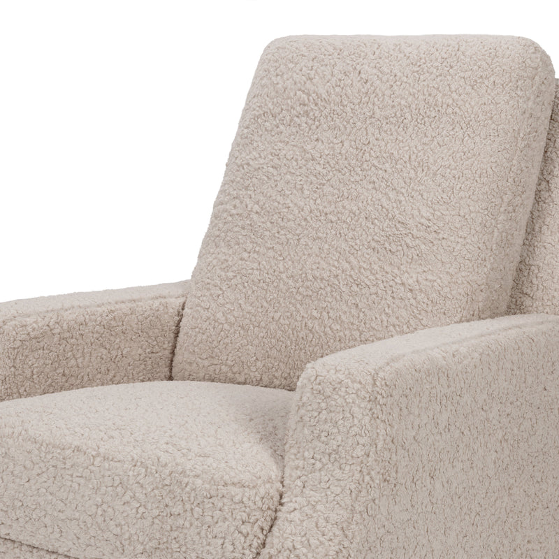 M22287EGS,Crewe Recliner and Swivel Glider in Earl Grey Shearling