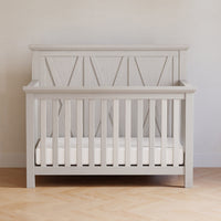 B14501WDF,Emory Farmhouse 4-in-1 Convertible Crib in White Driftwood