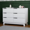 M4216W,Hudson 6-Drawer Double Dresser  Assembled in White Finish